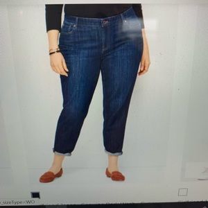 Talbots Girlfriend Jeans in Dark Wash